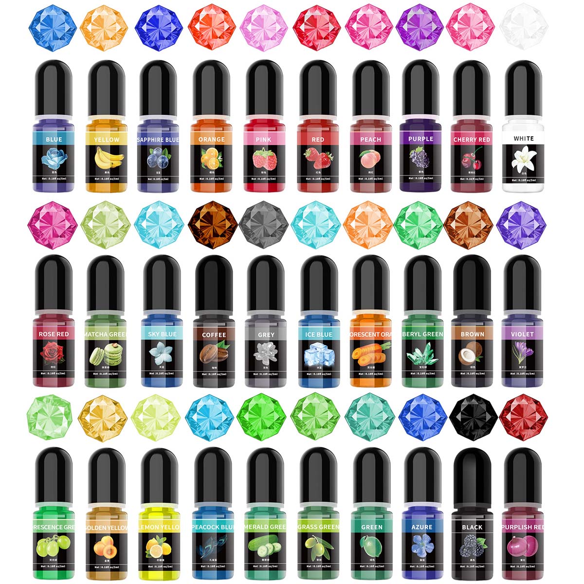 5ml/Bottle Epoxy Resin Pigment - Resin Dye Opaque 리뷰 및 가격