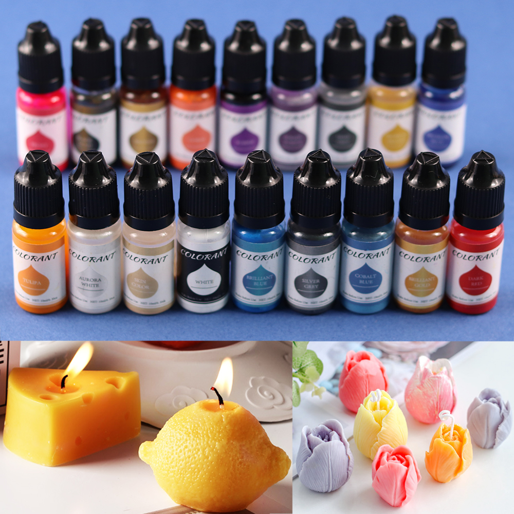 24 Color 10ml Candle Soap Pigm - Resin Dye Opaque 리뷰 및 가격
