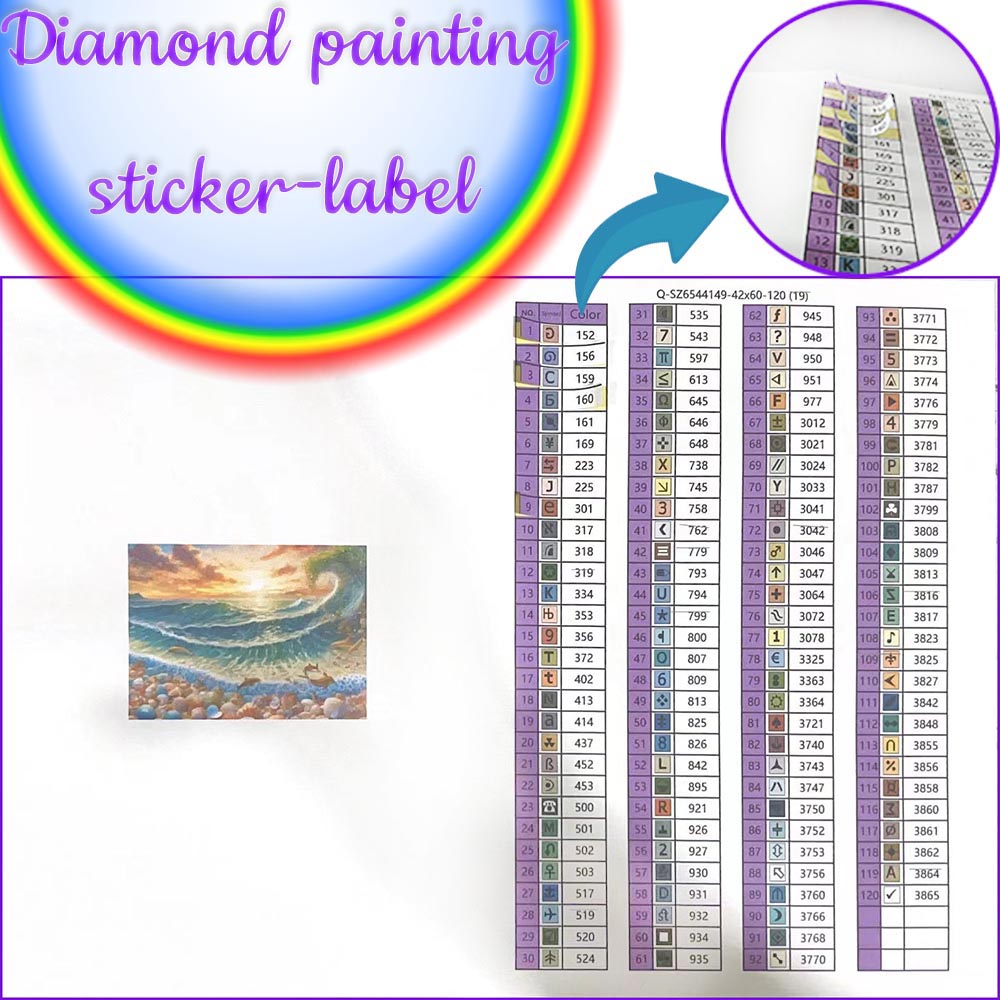 5D Diy 120 Color Resin Diamond - Resin Art Wallpaper 리뷰 및 가격