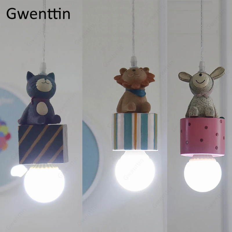 Animal Pendant Lamp Rabbit Lio - Resin Art Hanging 리뷰 및 가격