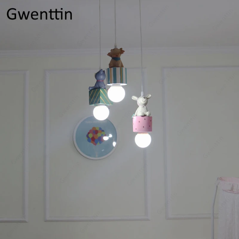 Animal Pendant Lamp Rabbit Lio - Resin Art Hanging 리뷰 및 가격