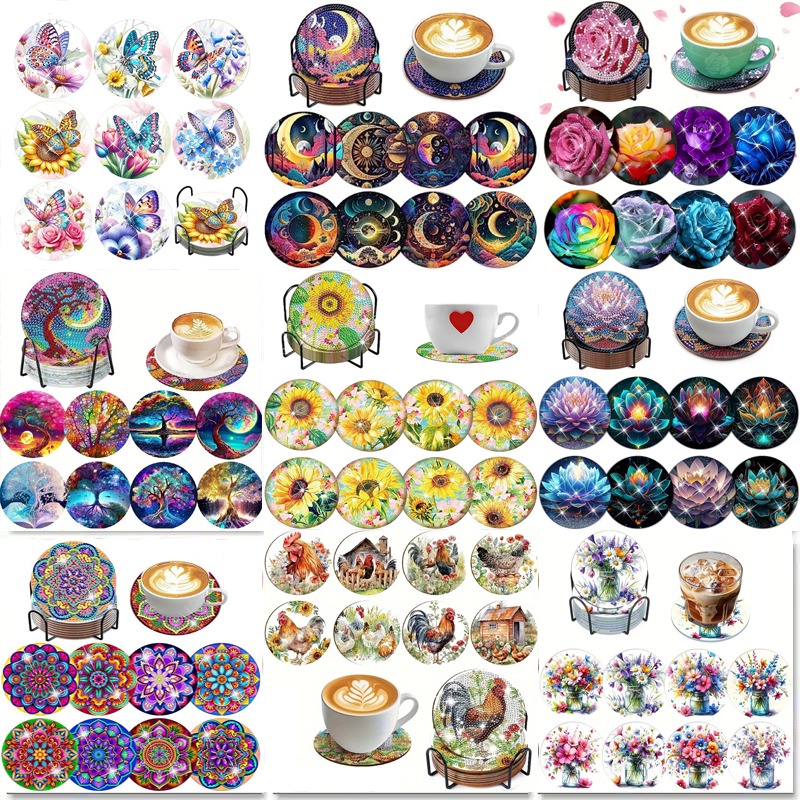 8 pieces of diamond art painti - Resin Art Painting 리뷰 및 가격