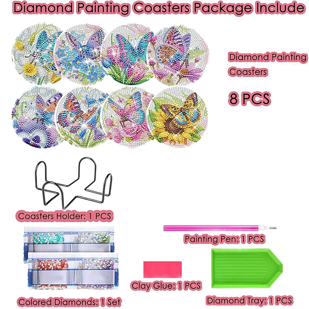 8 pieces of diamond art painti - Resin Art Painting 리뷰 및 가격