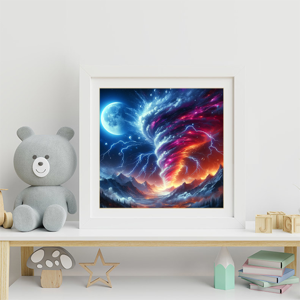 Evershine Full Square Diamond  - Resin Art Wallpaper 리뷰 및 가격