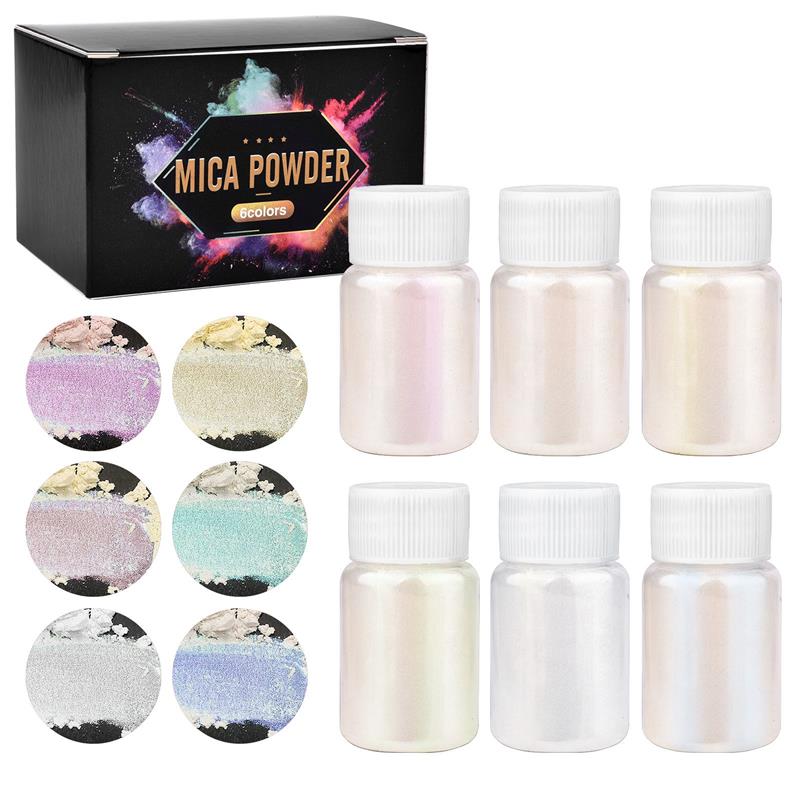 6 Pcs-Set Epoxy Resin Dye Mica - Resin Dye Opaque 리뷰 및 가격