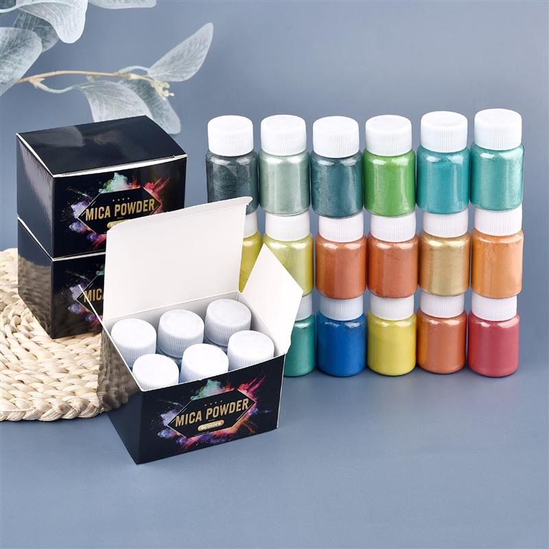 6 Pcs-Set Epoxy Resin Dye Mica - Resin Dye Opaque 리뷰 및 가격